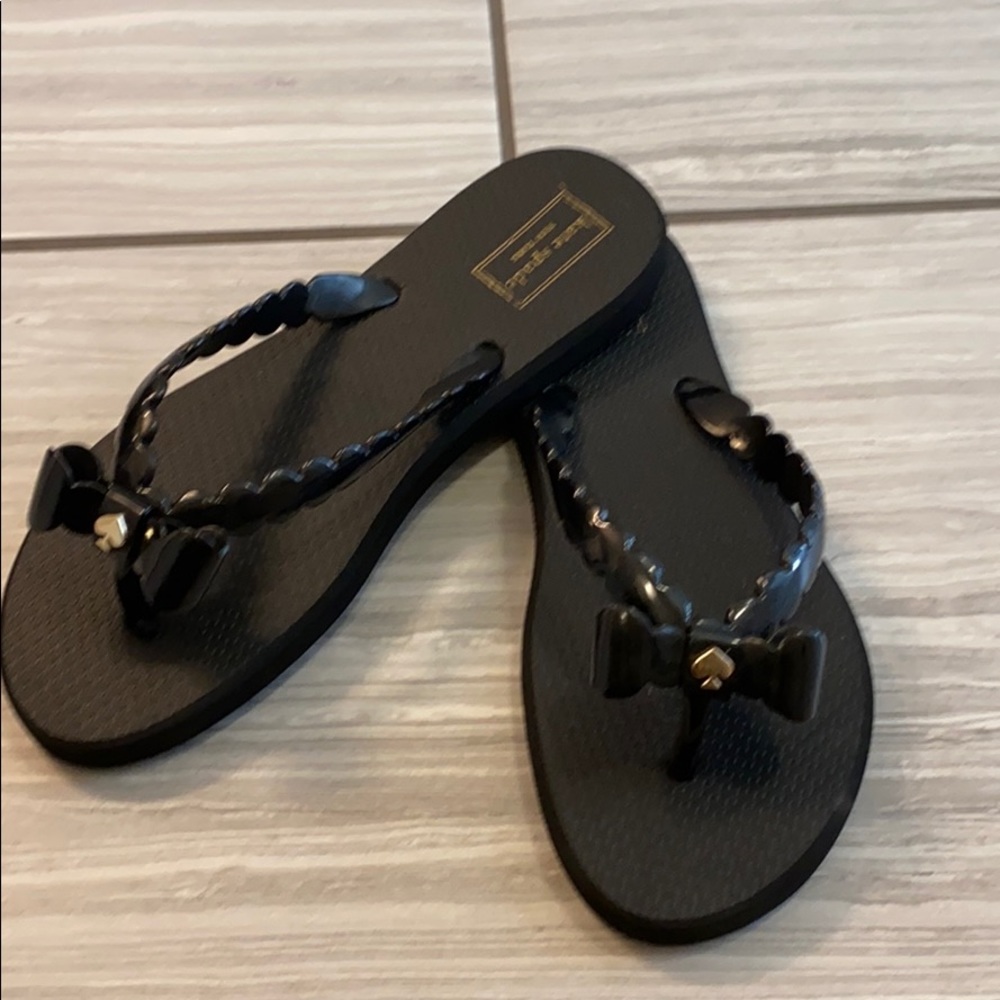 NWT Kate spade Denise bow tie flip flop sandal